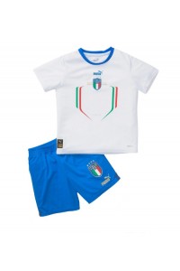 Italia Babyklær Borte Fotballdrakt til barn 2022 Korte ermer (+ Korte bukser)